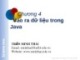 Bài giảng Lập trình hướng đối tượng (dùng Java): Chương 4 - Trần Minh Thái (2017)
