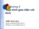 Bài giảng Lập trình hướng đối tượng (dùng Java): Chương 5 - Trần Minh Thái (2017)