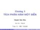Bài giảng Toán C1: Chương 3 - ThS. Huỳnh Văn Kha