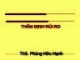 Bài giảng Thẩm định rủi ro - ThS. Phùng Hữu Hạnh (2012)
