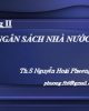 Bài giảng Tài chính và Tiền tệ: Chương 2 - Th.S Nguyễn Hoài Phương