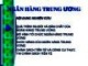 Bài giảng Tiền tệ - Chương 6: Ngân hàng trung ương