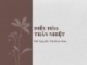 Bài giảng Điều hòa thân nhiệt -  ThS. Nguyễn Thị Hoài Châu