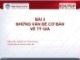 Bài giảng Tài chính quốc tế 1 - Bài 3: Những vấn đề cơ bản về tỷ giá