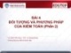 Bài giảng Kiểm toán căn bản: Bài 4 - TS. Đinh Thế Hùng (Phần 2)