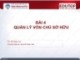 Bài giảng Ngân hàng thương mại 2: Bài 4 - TS. Đỗ Hoài Linh