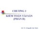 Bài giảng Kiểm toán (Phần 2): Chương 3 - Th.S Nguyễn Văn Thịnh