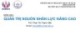 Bài giảng Quản trị nguồn nhân lực nâng cao - ThS. Phan Thị Thanh Hiền