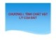 Bài giảng Cơ học đất - Chương 1: Tính chất vật lý của đất