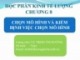 Bài giảng Kinh tế lượng: Chương 8 - TS. Trịnh Thị Hường
