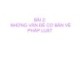 Bài giảng Pháp luật đại cương - Bài 2: Những vấn đề cơ bản về pháp luật (Trường ĐH Kiến trúc - ĐH Đà Nẵng)
