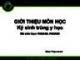 Bài giảng Ký sinh trùng y học: Chương 1 - Trường ĐH Y tế Công cộng