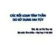 Bài giảng Các rối loạn tâm thần do sử dụng ma túy - ThS.BS. Lê Thị Thu Hà