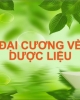 1500 câu trắc nghiệm Dược liệu 1 (Có đáp án)